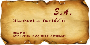 Stankovits Adrián névjegykártya